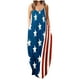 thumbnail image 1 of Maxi vestidos de mujer verano casual cuello en V sin mangas vacaciones playa bolsillos vestido largo Fridja hjkh6968, 1 of 5