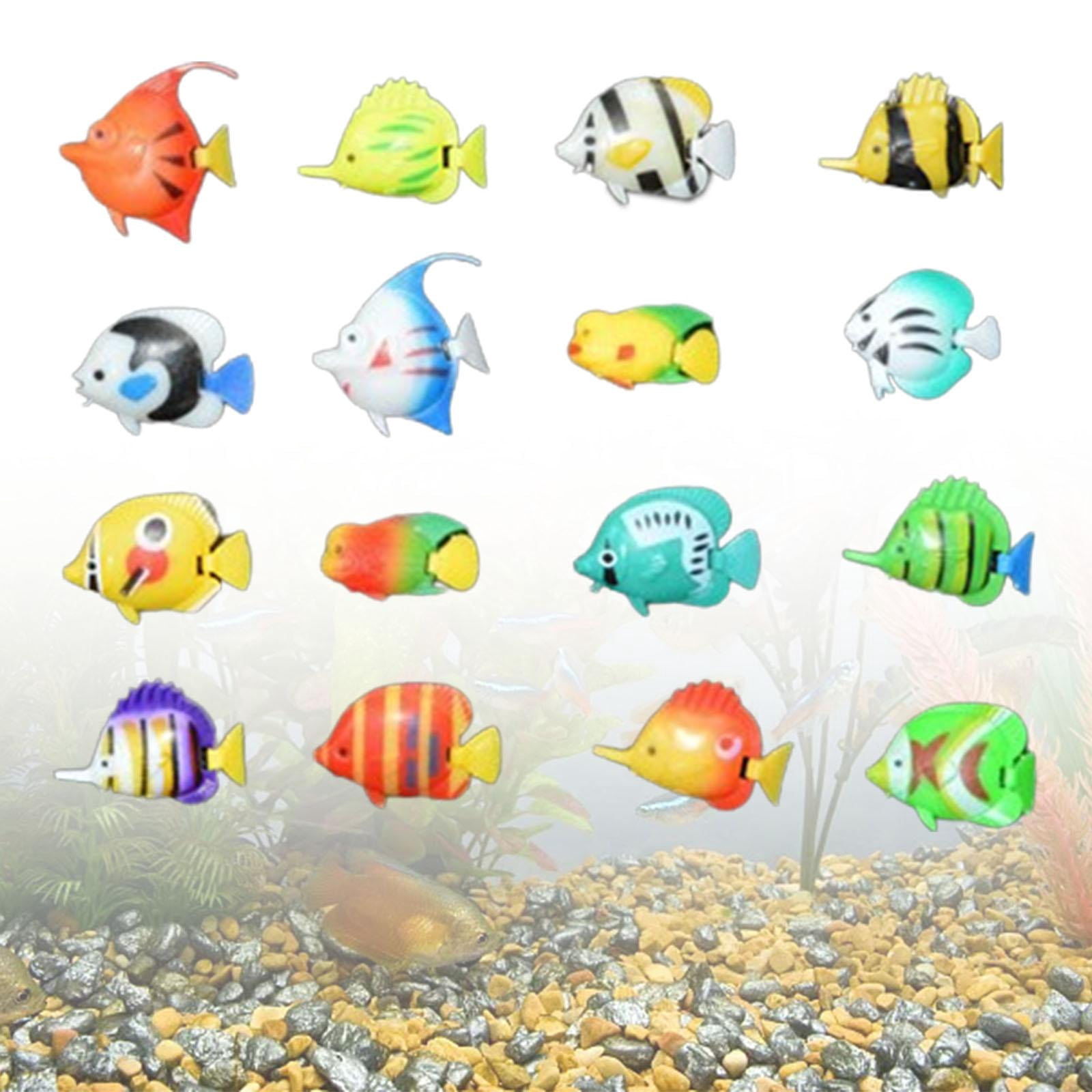 Bothyi 3x20x Tropical Buoyant Fishes Decoration for Fishes Tank Water Filled Equipment