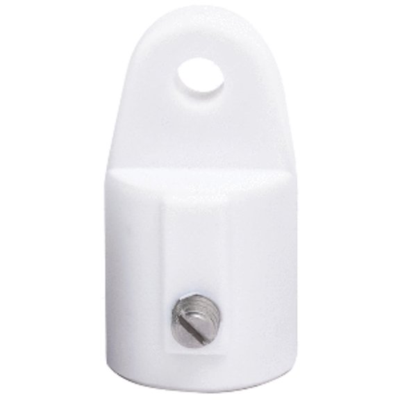 5" Winter White and Silver Sea Dog Nylon Top Cap