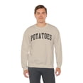 thumbnail image 6 of Potato Sweatshirt Gifts Crew Neck Shirt Long Sleeve Unisex, 6 of 7