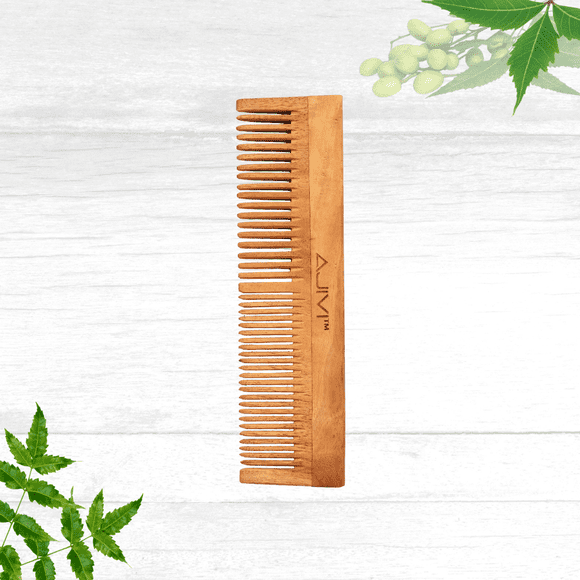 Neem Wood Dual Comb