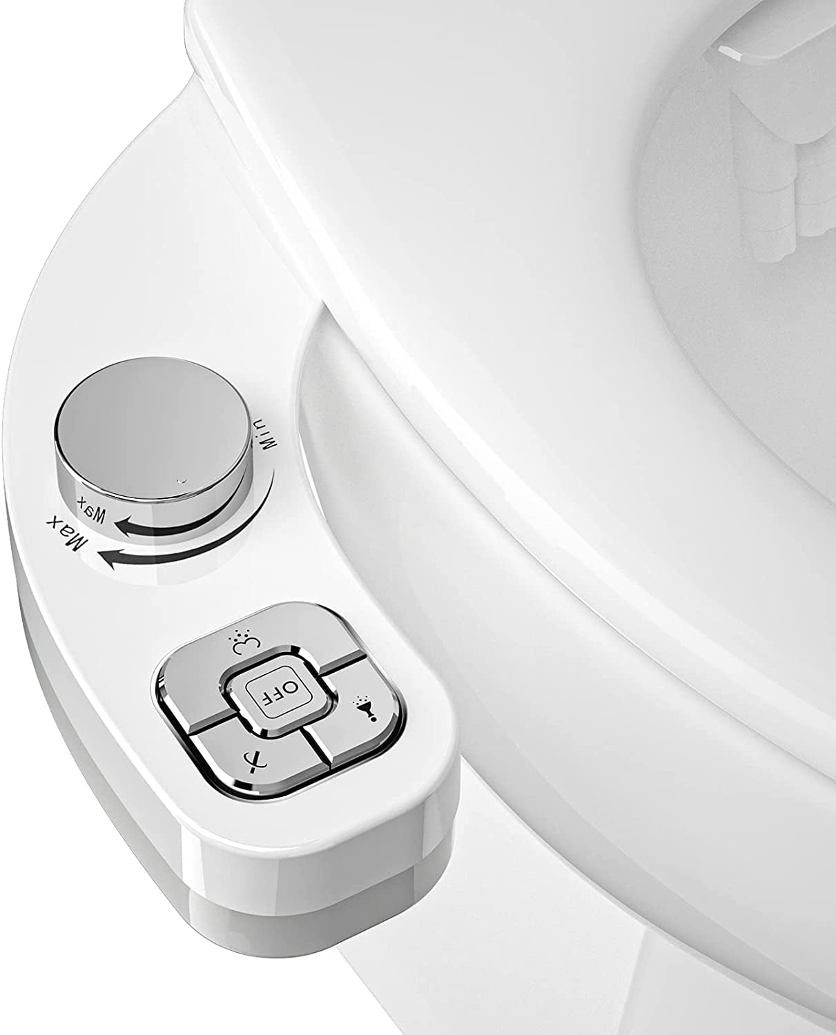 Danhaei Bidet Attachment for Toilet, Dual Nozzle (Frontal and Rear Wash