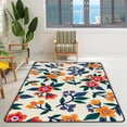 thumbnail image 3 of Coolnut Area Rug 60 x 39 inch (5'x 3'3"), Small Yellow and Orange Flowers Nursery Rug Floor Mat Kids Playing Mat for Living Room Bedroom, 3 of 6