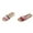 E-Grey 1PCS & Red 1PCS, variant on (2-Pack) Kcodviy Bowknot Female Flax Beach Glass Slippers for Women Sandals Flops Slipper Women Womens Bunny Slippers Flip Shoes Bohemia Women's S Platform Slippers for Women Slipper