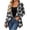 *Black, variant on Women's Buffalo Plaid Open Front Cardigan , Ladies' Waterfall Collar Jacket , Long Sleeve Fall Outwear For Women, S-2XL