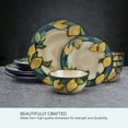 thumbnail image 5 of Pfaltzgraff Painted Lemons 12 Piece Dinnerware Set Tan, 5 of 5