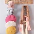 thumbnail image 4 of Perchero Multiusos Para Colgar En El Armario, Organizador De Sombreros, Gorra De Béisbol De Hierro, Colgador De Almacenamiento Con Adhesivo Para Uñas, Gancho De Puerta Para Guardarropa 5 Uds. Vogacara HA026665-01, 4 of 7