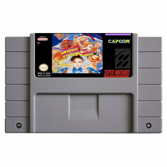 SNES Games Cartridge Street Fighter II Turbo
