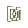 thumbnail image 3 of Labrina Geometric Open Shelves Bookcase, Sapphire Oak, 3 of 5