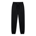 thumbnail image 5 of WIZUTIZ Women's Tapered Jogger Pants Elastic Waist Drawstring Side Pockets Athletic Sweatpants Workout Running Hiking Soft Stretchy Comfy Everyday, 5 of 6