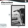 thumbnail image 4 of Stupell Industries Farmhouse Baby Cattle in Monochrome Black Floating Frame Canvas Art, 17 x 25, by Dakota Diener, 4 of 8
