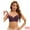 Purple, variant on Women's Adjustable Straps Lightweight Lace Trim Push Up Bras D 34 Purple