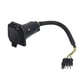 thumbnail image 1 of Conector de remolque de hoja, Adaptador convertidor de remolque de 4 pines a 7 Conector de remolque de hoja plana Diseño aerodinámico, 1 of 10