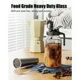 thumbnail image 5 of GOSCHE Cold Brew Coffee Maker - 2 Quart 64oz Stainless Steel Filter Cold Brew Pitcher Jar, No Leaks Cold Brew Mason Jar Coffee Maker, Easy to Clean Cold Coffee Maker, 5 of 8