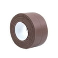 thumbnail image 1 of Yuarrent Tira de calafateo para pared, cinta de sellado para baño, cocina, baño, borde de pared, resistente al agua, a prueba de moho, pegatina de Decoración del hogar Marrón L Yuarrent HA000960-05, 1 of 1