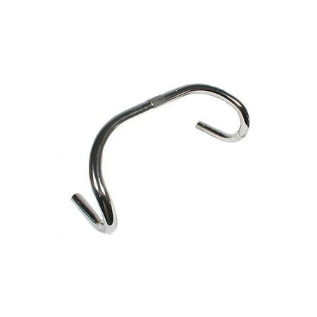 Nitto Track Handlebars - Nitto B123 Steel Track Handlebar 390Mm 25.4 Silver