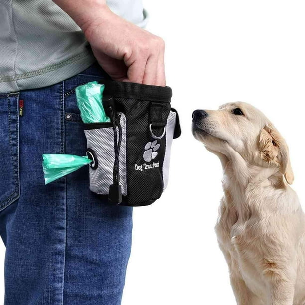 Dog food bag dog snack bag with clip and usable bag shoulder strap for dog training and education waterproof and washable Walmart
