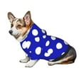 thumbnail image 7 of Haiem Blue And White Polka Dot for Winter Dog Hoodie Sweatshirts with Pockets Warm Dog Clothes for Small Dogs Chihuahua-X-Small, 7 of 7
