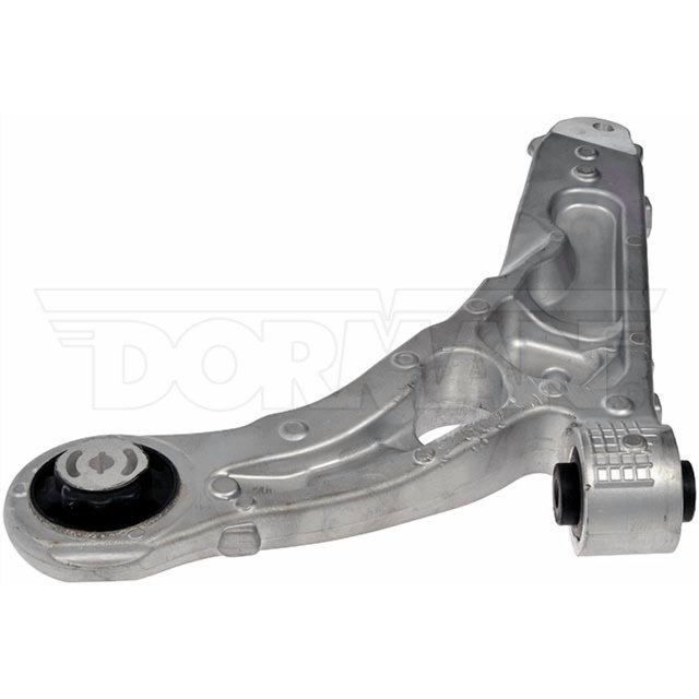 Fits 2014-2018 Jeep Cherokee Dorman Control Arm 524-904 OE Solutions; OE Replacement; Non Adjustable; Silver; Powder Coated; Aluminum; With Bushings; Single