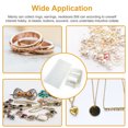 thumbnail image 4 of Livre de Rangement pour Bijoux Transparent avec Petits Sacs Ziplock Mini pour Voyage, Sac de Rangement Anti-Oxydation pour Bijoux (84 Compartiments +, 4 of 5
