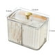 thumbnail image 3 of Caja de palillos de algodón de escritorio, ligera, de lujo, de alta gama, transparente, creativa, para el hogar, para guardar palillos de dientes, cosméticos, lápiz labial, hilo dental, 3 of 5