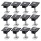 thumbnail image 1 of Uxcell 12Pcs Abrazadera Media para Panel Solar, Abrazaderas Centrales de Aluminio de 40mm para Sistema de Montaje de Riel Solar PV, Negro, 1 of 1