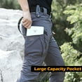 thumbnail image 7 of Men's Lightweight Quick-Dry Stretch Cargo Pants with Multi Pockets, 7 of 7