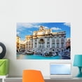 thumbnail image 1 of Trevi Fountain Rome Italy Wall Mural Decal Sticker, Wallmonkeys Peel & Stick Vinyl Graphic (24 in W x 16 in H), 1 of 4