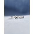 thumbnail image 4 of A Vintage S925 Silver Simple Cubic Zirconia Rose Gold Ring For Women Girls Charming Retro Double Knot Rope Elegant Temperament Statement Tiny Anillo Jewelry Gift, 4 of 4