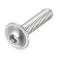 thumbnail image 3 of Uxcell M5 x 20mm 304 Stainless Steel Flanged Button Head Socket Cap Screws 50 Pack, 3 of 5