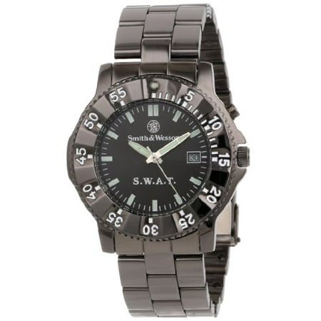 Smith & Wesson SWW-45M S.W.A.T. Watch Back Glow Metal Band Multi-Colored