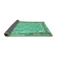 thumbnail image 2 of Ahgly Company Indoor Rectangle Southwestern Turquoise Blue Country Area Rugs, 2' x 4', 2 of 4