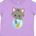 thumbnail image 4 of Inktastic Cute Cat, Little Cat, Kitty, Kitten, Fish Bowl Girls Toddler T-Shirt, 4 of 5
