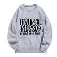 thumbnail image 4 of Women Oversize Sweatshirts Long Sleeve Crewneck Letter Printed Lightweight Loose Sweatshirts Blouse Top Cute Sweatshirt for Women Jogging Outfits Women Set Ladies Athletic Hoodies Athletic Wear, 4 of 6