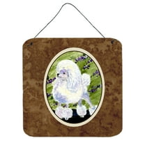 Caroline's Treasures SS8620DS66 Poodle Wall or Door Hanging Prints, 6x6, multicolor