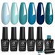 thumbnail image 1 of Set de esmaltes de uñas en gel Beetles, 6 unidades: azul, verde y azul oscuro, 1 of 8