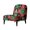 Christmas Decoration Theme, variant on HELLHERO Anti Scratch Soft Fabric Armless Accent Chair Protector for Armless Chair, Armless Chair Slipcover Deer and Snowflake Pattern Design