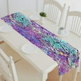 thumbnail image 1 of Camino de mesa ABPHQTO Violeta Turquesa Brillante 35x180 cm, 1 of 1