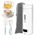 thumbnail image 1 of Travel Kettle (500 ml), Mini Electric Kettle, 3-in-1 Portable Kettle - 4 Temperature Settings, for Tea, Coffee, Milk/Camping, Outdoors, Travel, 1 of 5