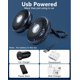 thumbnail image 3 of Ventilador para auto xuenair de doble enfriamiento USB, 3 velocidades ajustables, 3 of 9