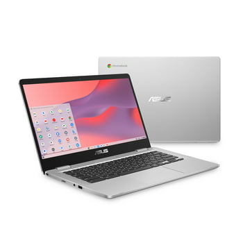 ASUS C424MA Chromebook, 14" FHD, Intel Celeron N4020, 4GB RAM, 64GB eMMC, Chrome OS, Silver, C424MA-WH44F