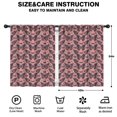 thumbnail image 2 of Blackout Kids Curtains,Pink Butterfly Pattern Childrens Insulated Curtains Set Of 2,Bedroom Essentials,Toddler Room Decor 42"x54", 2 of 5