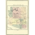 thumbnail image 1 of 24"x36" Gallery Poster, Map of Arizona 1889, 1 of 1