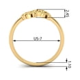 thumbnail image 3 of 925 Sterling Silver Vermeil Elephant Style Déclaration Boho Femmes Mariage Bijoux Bague, 3 of 4