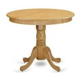 thumbnail image 3 of Pemberly Row Antique 3-piece Traditional Wood Dining Table Set in Oak, 3 of 6