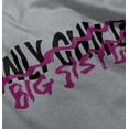 thumbnail image 4 of Only Child Big Sister Soon Sibling Youth T Shirt Tee Girls Infant Toddler Brisco Brands 12M, 4 of 5