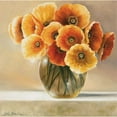 thumbnail image 3 of Erwin, Eric 20x20 Black Modern Framed Museum Art Print Titled - Bouquet in orange, 3 of 5