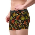 thumbnail image 2 of Fotbe Vintage Autumn Plants Butterfly Men’s Total Support Pouch Boxer Briefs, X-Temp Cooling, Moisture-Wicking Underwear, Regular, Long-leg and Trunk-Small, 2 of 6