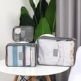 thumbnail image 4 of 6pcs/set Portable Travel Storage Bags Set Storage Container Multi-size Packing Pouch Large Capacity Multifunctional Lightweight Luggage Sorting Bag Daily Use, 4 of 6