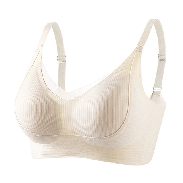Brasier Tela de Mantequilla Tela de Mantequilla Sujetador Deportivo de Copa Fija con Realce de Soporte Suave y Fruncido En El Pecho Pequeño con Espalda Caída Mediana